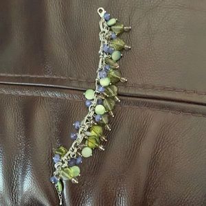 Lia Sophia Green and Blue bracelet